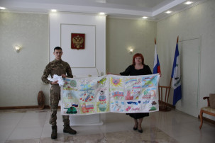 Покрывало Победы - детские рисунки для участников СВО Покрывало Победы - детские рисунки для участников СВО.